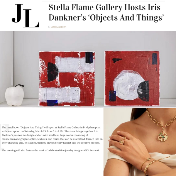 Stella Flame Gallery Hosts iris Dankner's "Object And Things"