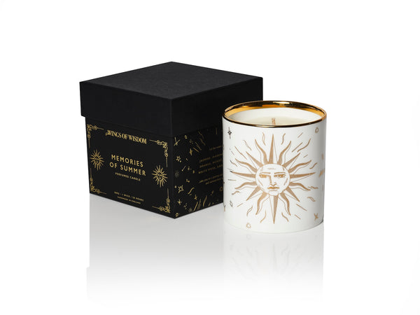 Memories of Summer Perfumed Candle by Wings of WisdomCandleStella Flame Gallery