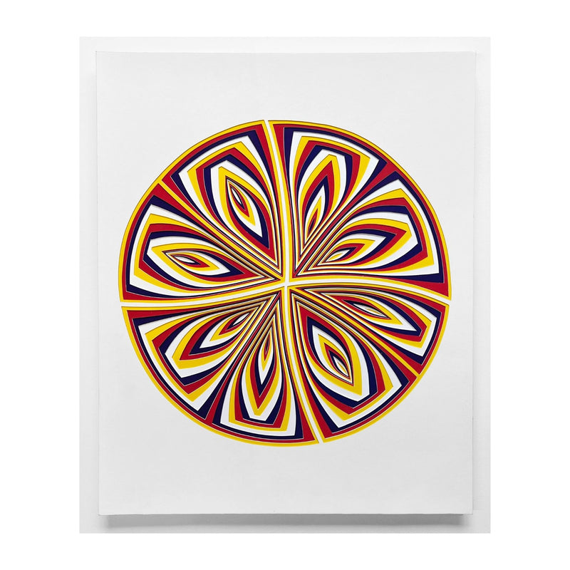 Elizabeth Gregory Gruen " Yellow, Red & Colbalt - In"ArtStella Flame Gallery