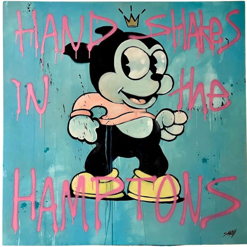 SANDY COHEN "HANDSHAKES IN THE HAMPTONS"ArtStella Flame Gallery