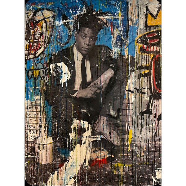 ANDREW COTTON "Studio Time - Basquiat"ArtStella Flame Gallery