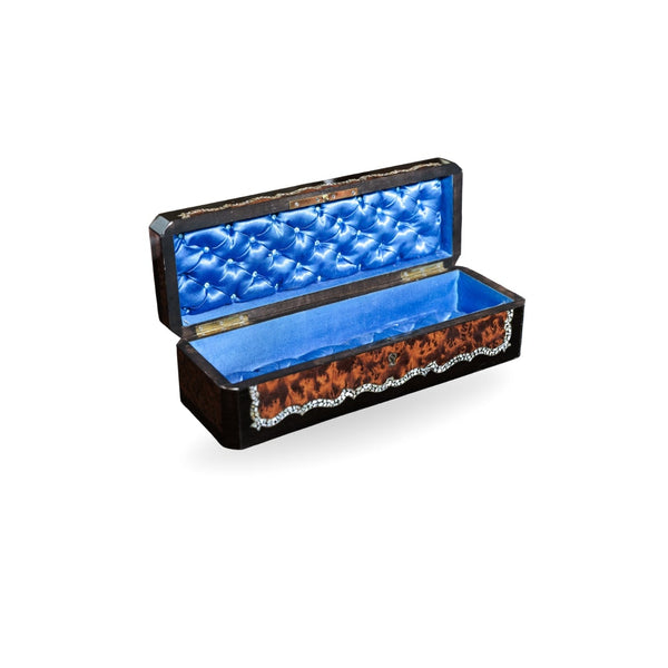 Antique French Burled Treasure Box