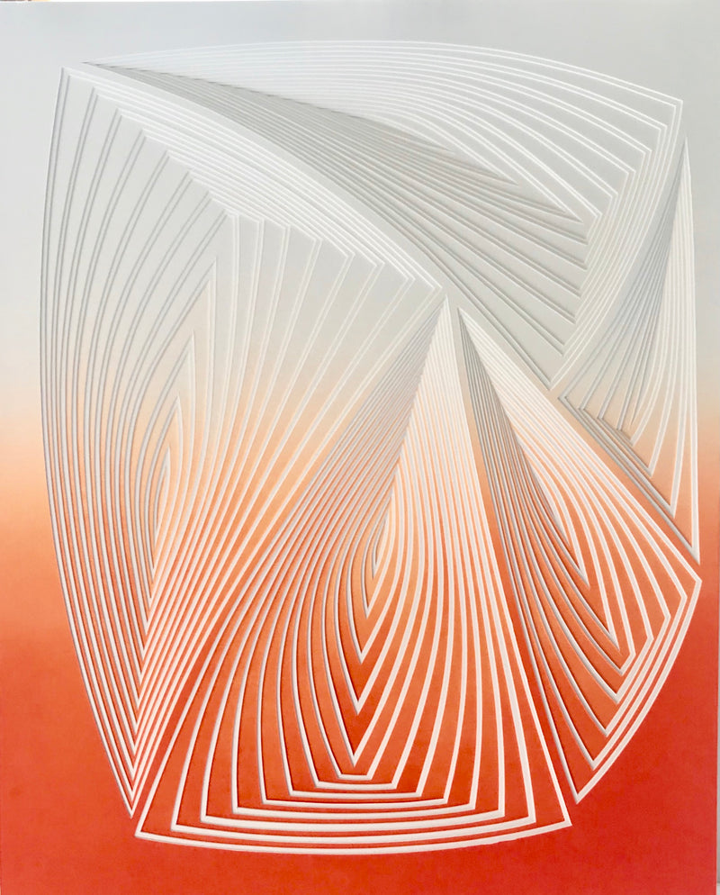 Elizabeth Gregory-Gruen "Orange Blend All Over - In"