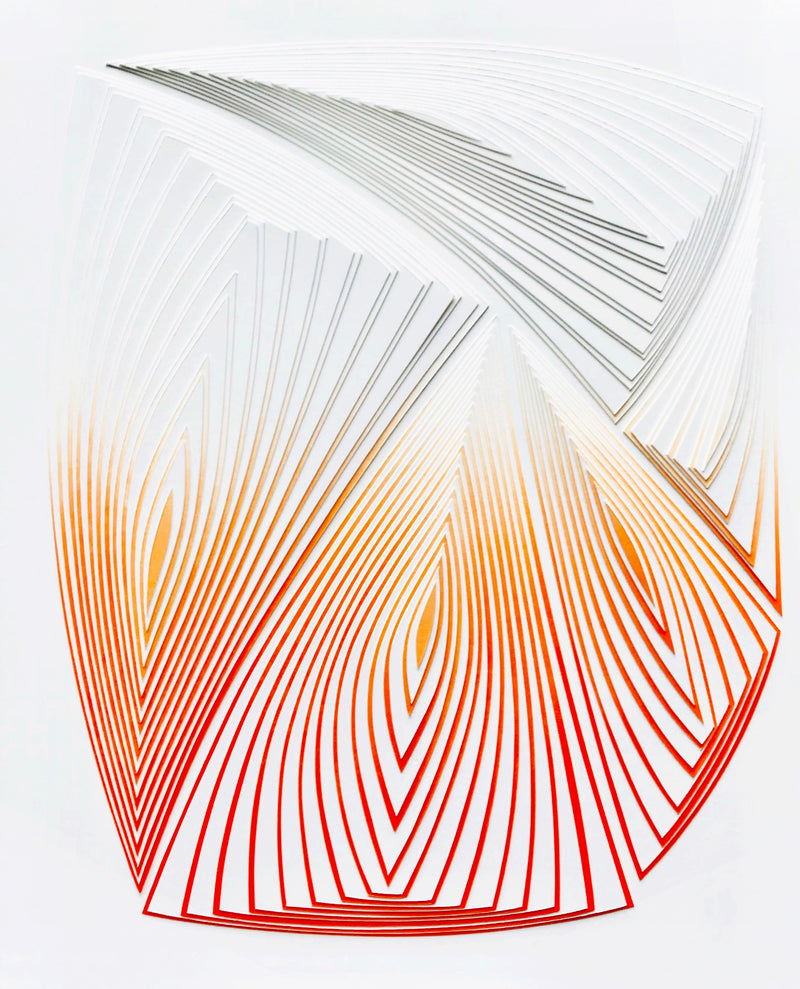 Elizabeth Gregory-Gruen "Orange Blend All Over - Out"