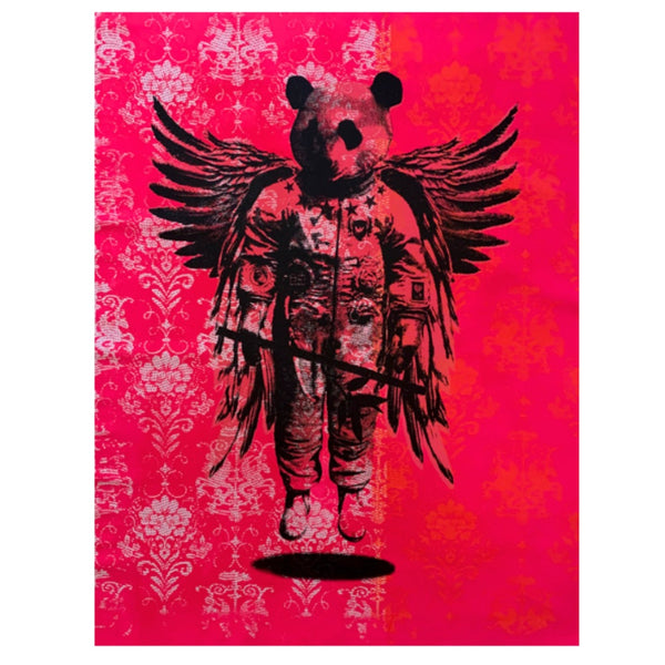 NIK BAEYENS “Guardian Angel - RED VINTAGE"ArtStella Flame Gallery