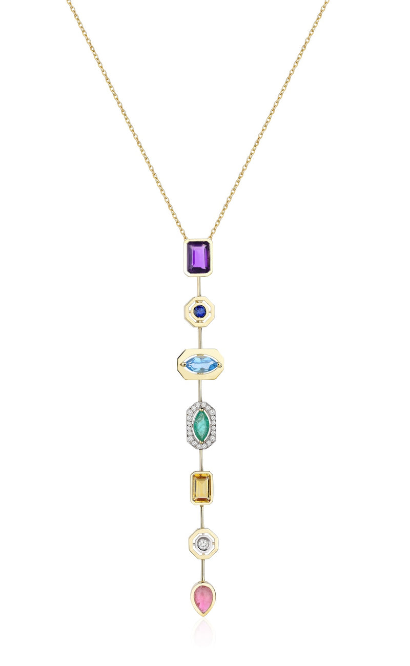 Melis Goral Gemstone NecklaceStella Flame Gallery