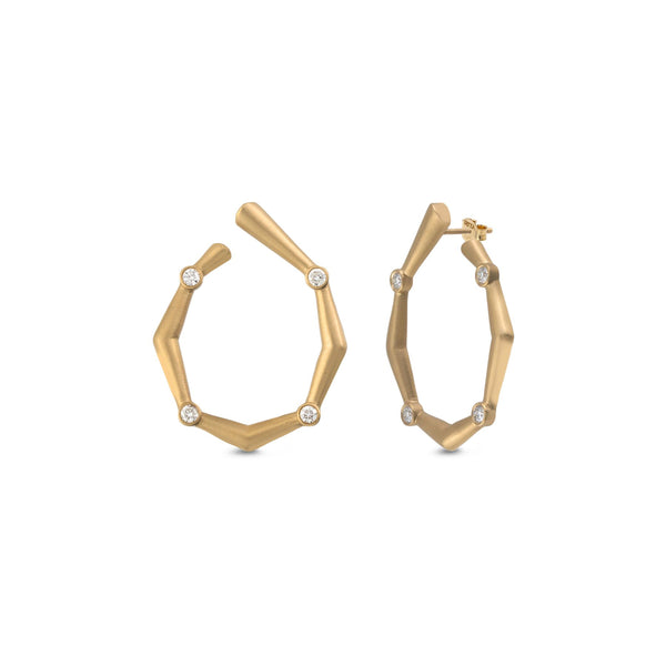 RITA Aria Diamond Hoop EarringsEarringsStella Flame Gallery