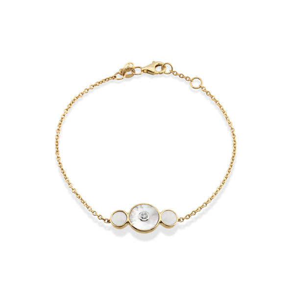 RITA Deep Space Diamond Mother of Pearl BraceletBraceletsStella Flame Gallery