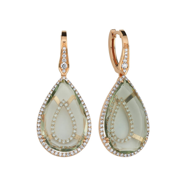 Sarven G Topaz Earrings