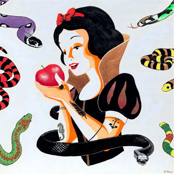 NIK BAEYENS "SNOW WHITE AND THE SEVEN SNAKES"ArtStella Flame Gallery