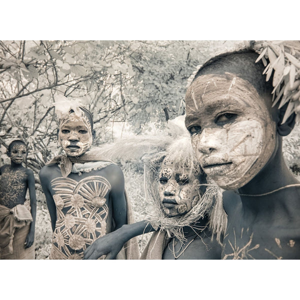 TERRI GOLD "Suri Boys in the Forest, Ethiopia"