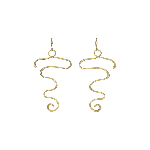 Wendy Brandes Cleopatra Statement Earrings