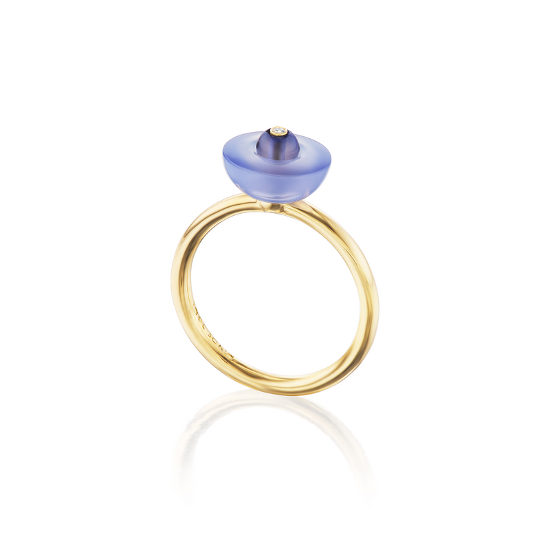 Yael Sonia Radiant Core Small Ring&nbsp;JewelryStella Flame Gallery