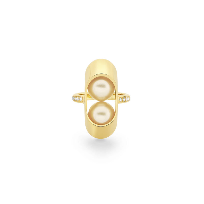 Yael Sonia Large Cocoon Brilliant Ring