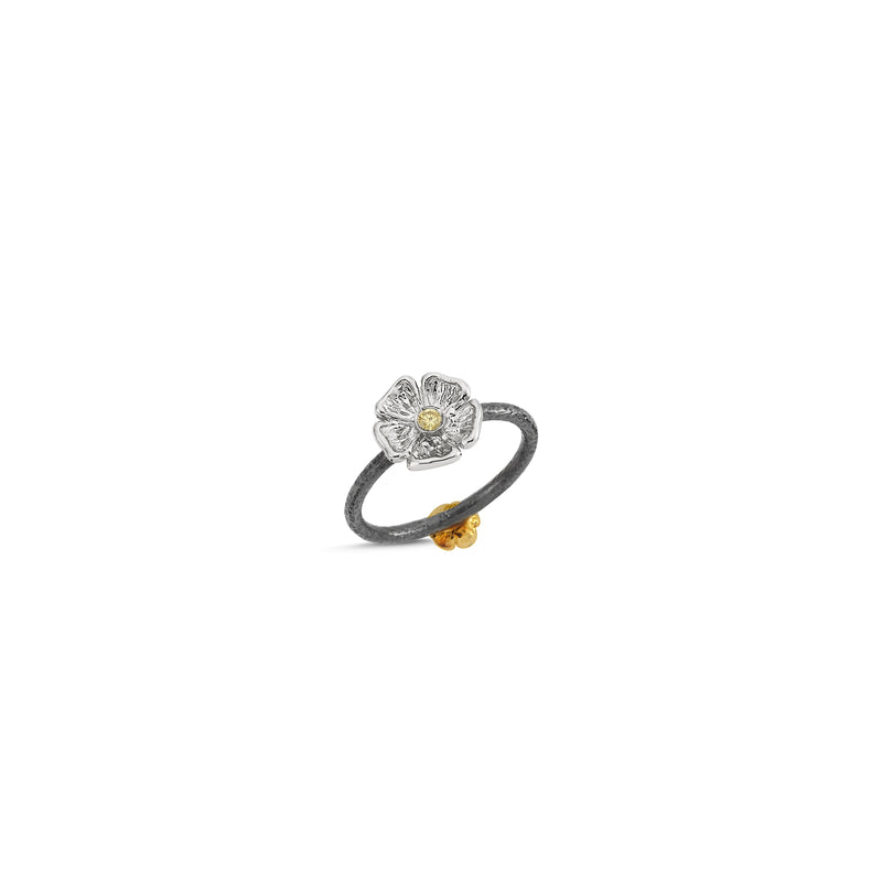 PRECIOUS POSIE RING—SMALL/WHITE GOLDJewelryStella Flame Gallery