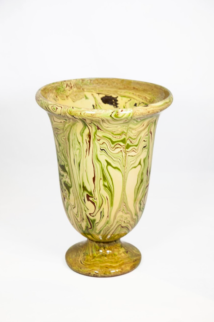 SYLVIE SAINT ANDRE PERRIN STUDIO MARBLEIZED PORCELAIN VASE Stella